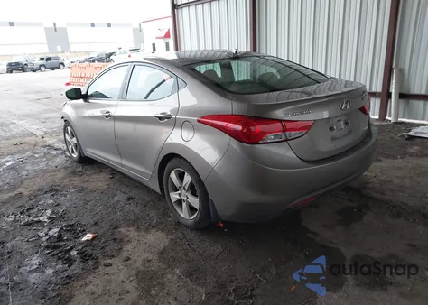 2013 Hyundai Elantra Gls/Limited из США, поврежденный, VIN 5NPDH4AEXDH204695